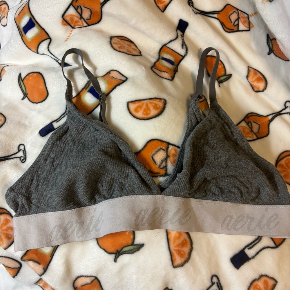 Aerie Charcoal Bralette